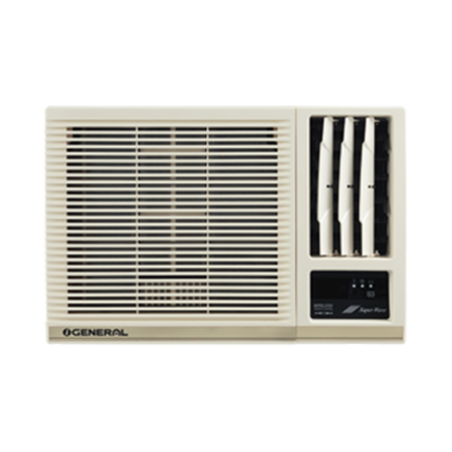 O General 2026 Model 1 Ton 3 Star Window Fixed Speed AC (AMGB09BBWA-B(R32), White, Gold)