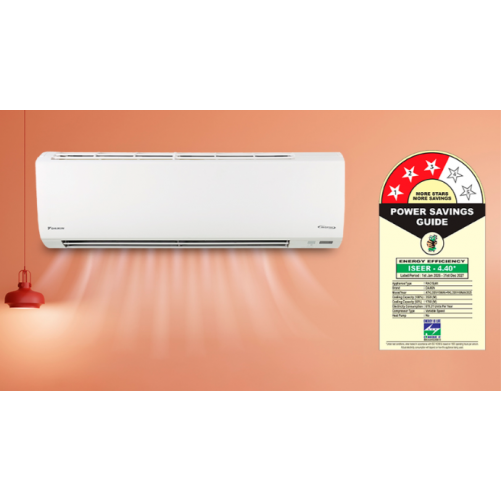 Daikin 2026 Model 1 Ton 3 Star Split Inverter AC (ATKL35XV16WAA+RKL35XV16WAA, White)