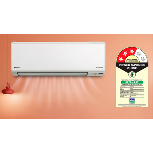 Daikin 2026 Model 1 Ton 3 Star Split Inverter AC (FTKC35XV16WAA + RKC35XV16WAA, White)