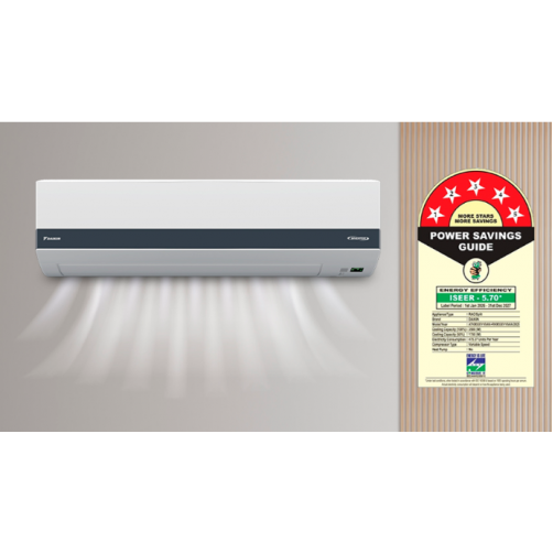 Daikin 2026 Model 1 Ton 5 Star Split Inverter AC (ATKM35XV16VAA  RKM35XV16VAA, White)