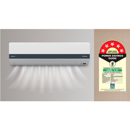Daikin 2026 Model 1.5 Ton 5 Star Split Inverter AC (ATKM50XV16MKA  RKM50XV16MKA, White)