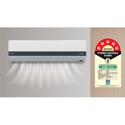 Daikin 2026 Model 1.8 Ton 5 Star Split Inverter AC (ATKM60XV16MAA  RKM60XV16MAA, White)